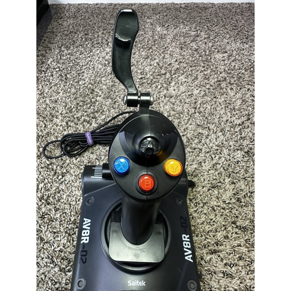 Saitek SN-PS41 XBOX 360 Aviator Flight Stick Joystick Controller AV8R-02 - Picture 2 of 7